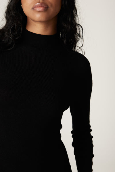 A black turtleneck hotsell