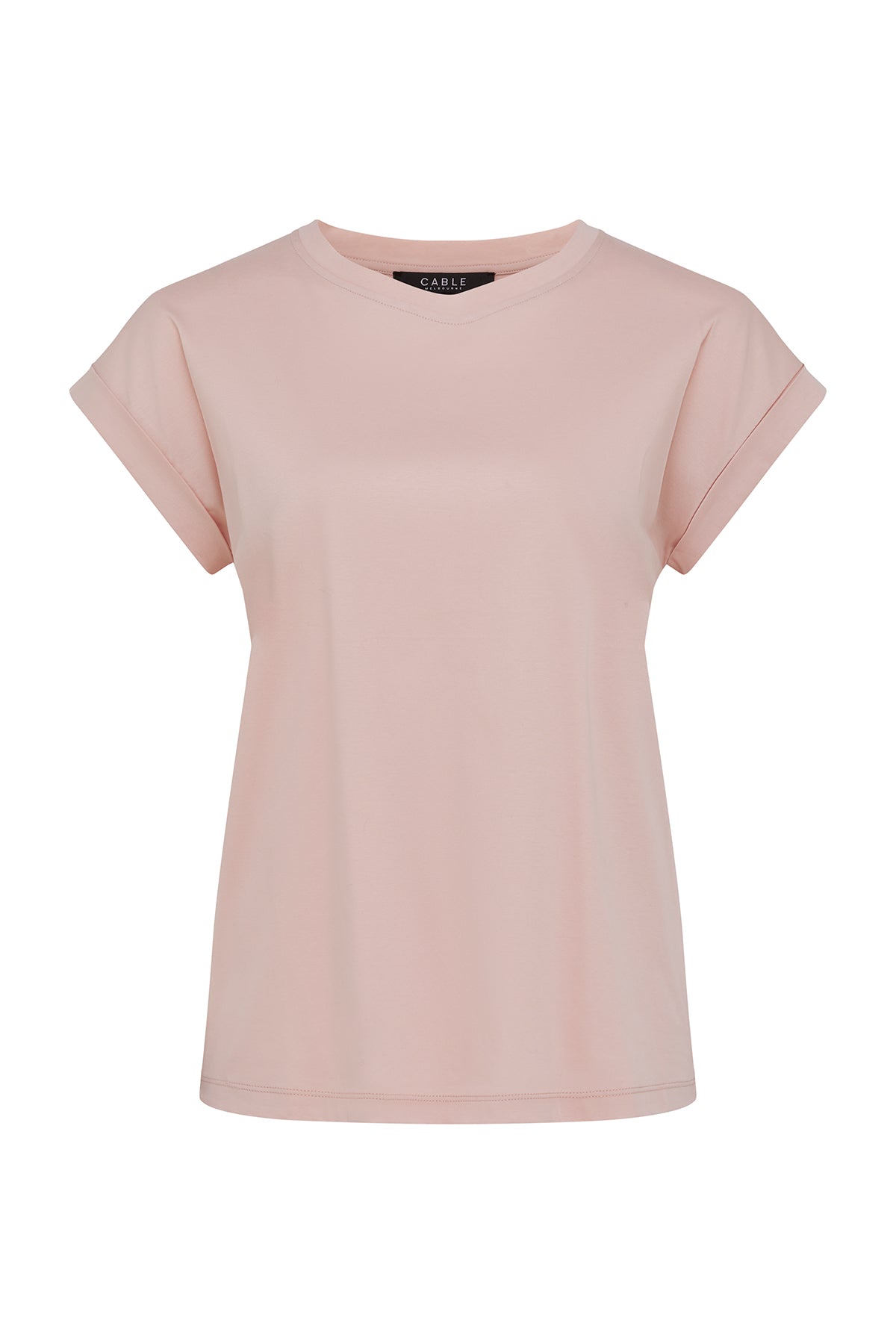 Pima Tee - Pale Pink – Cable Melbourne