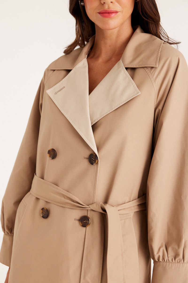 Tan clearance spring coat