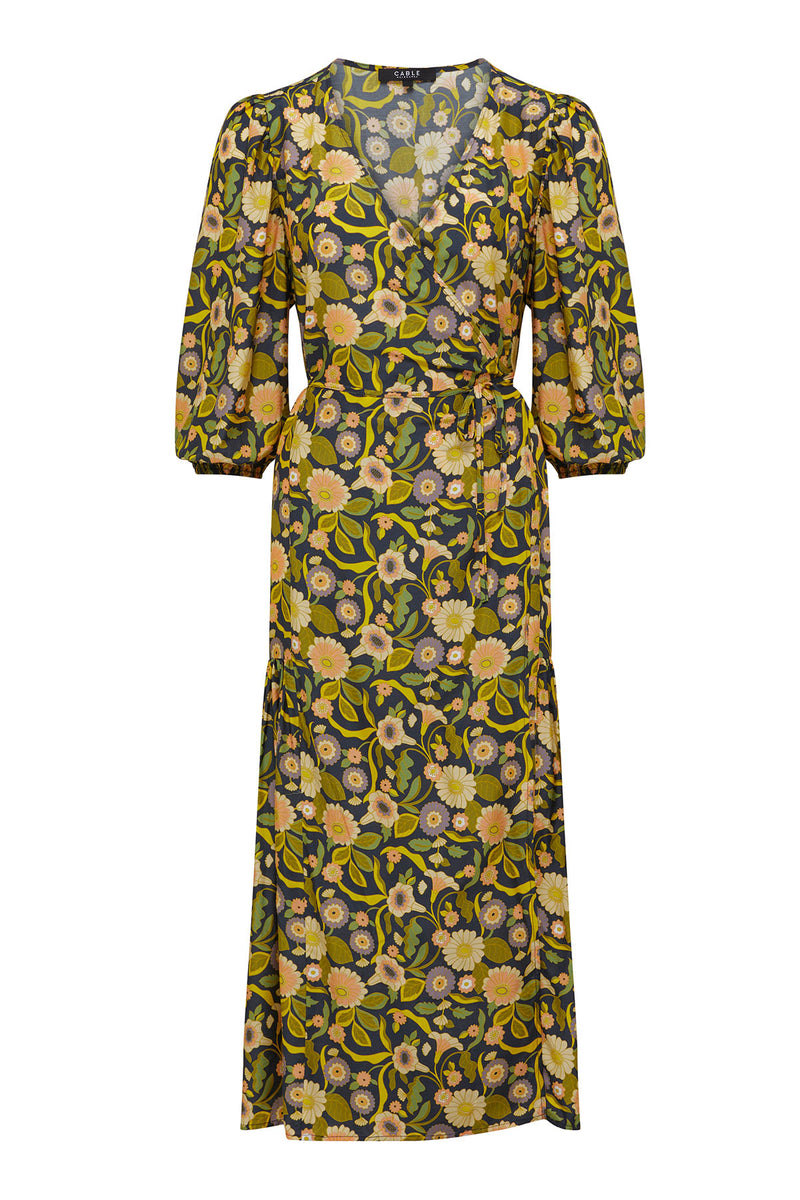 Clementine Wrap Dress - Vintage Floral – Cable Melbourne